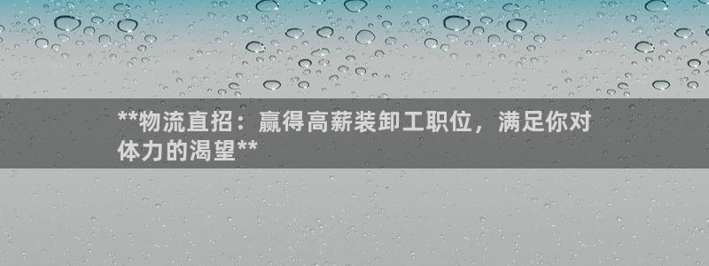 28圈辅助：**物流直招：赢得高薪装