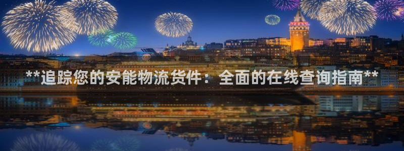 28圈预测网：**追踪您的安能物流货件：全面的在线查询指南*